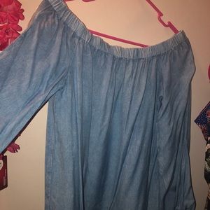Off the shoulder shirt